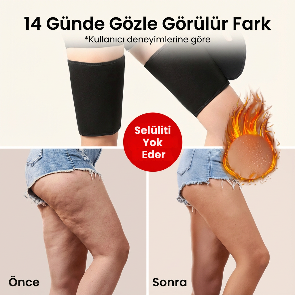 Selülit ve Sarkma Karşıtı Sıkılaştırıcı Bacak Şekillendirici