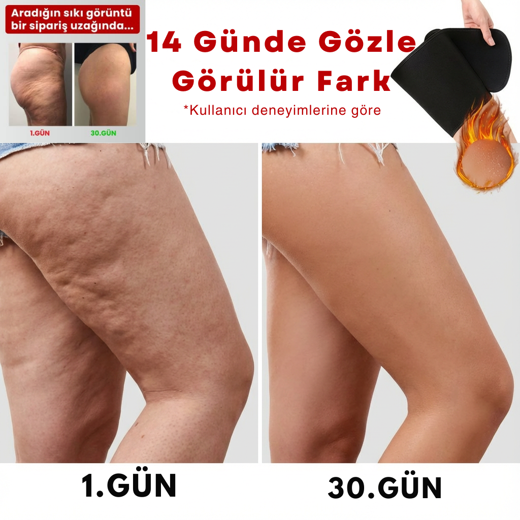 Selülit ve Sarkma Karşıtı Sıkılaştırıcı Bacak Şekillendirici